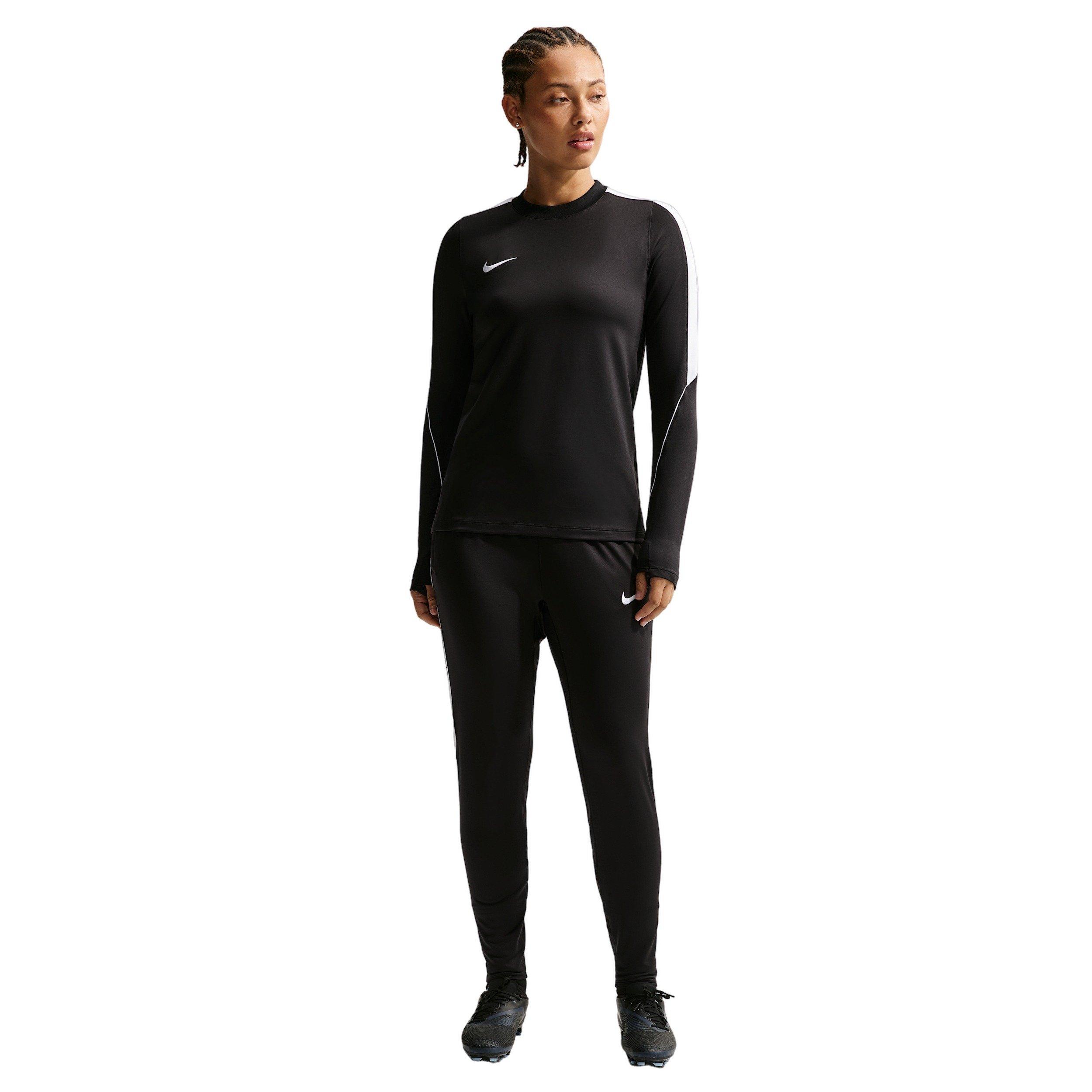 Nike Women's Strike Dri-FIT Soccer Crew-Neck Top - Black/White - BLACK/WHITE